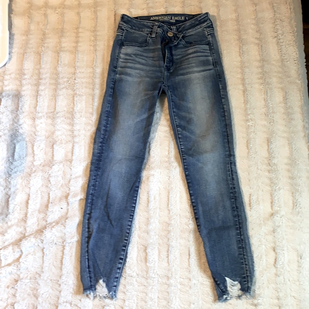 American Eagle Hi-Rise jegging crop